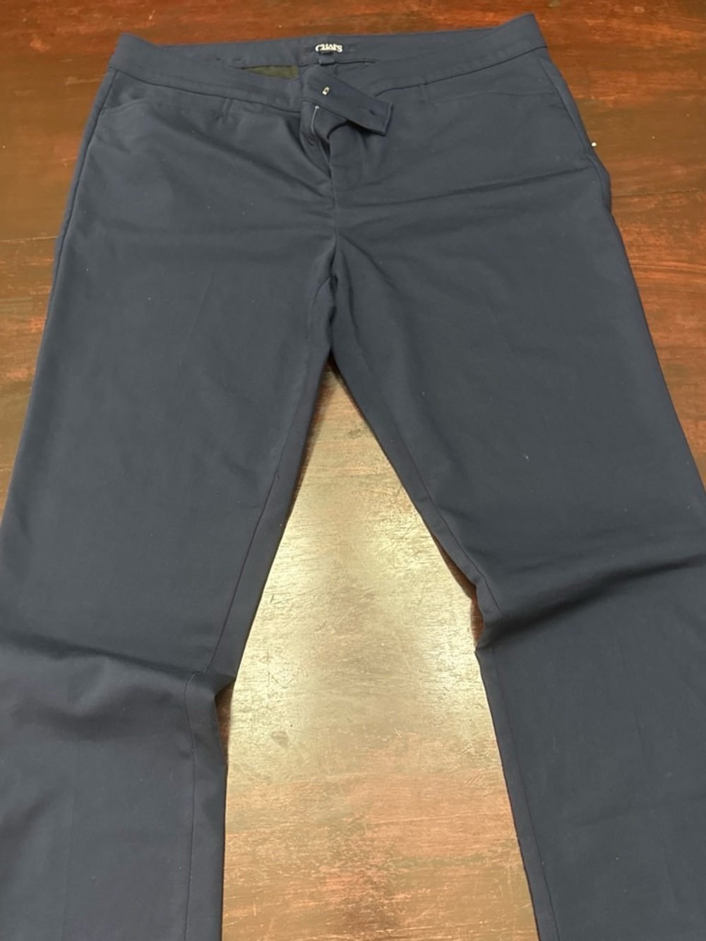 Chaps Navy Stretch Chino Pants